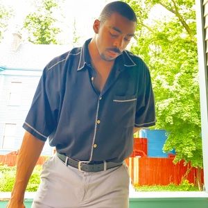 🥷Ninja, Black George Button up 🥷